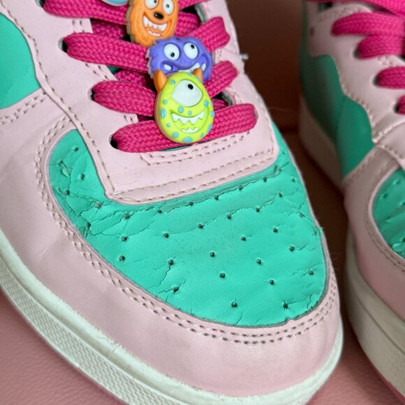 Kawaii Dinosaur Pastel High Top Sneakers - Picture 10 of 12